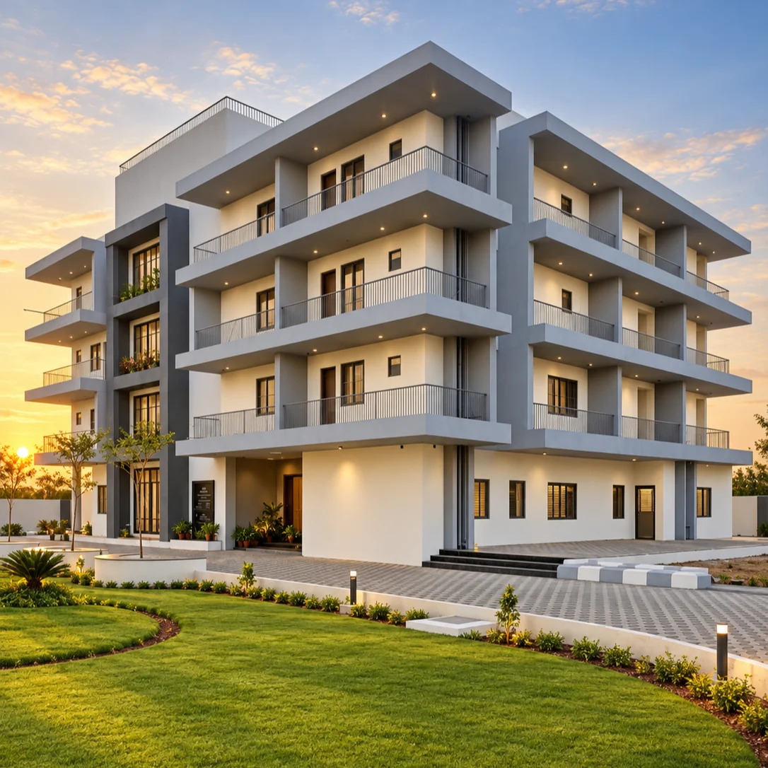 TNPL Bachelor's Hostel by VAST Architects