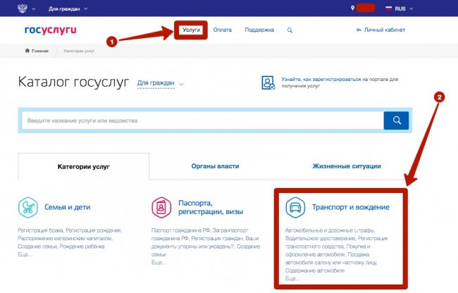 Оформить автомобиль через госуслуги