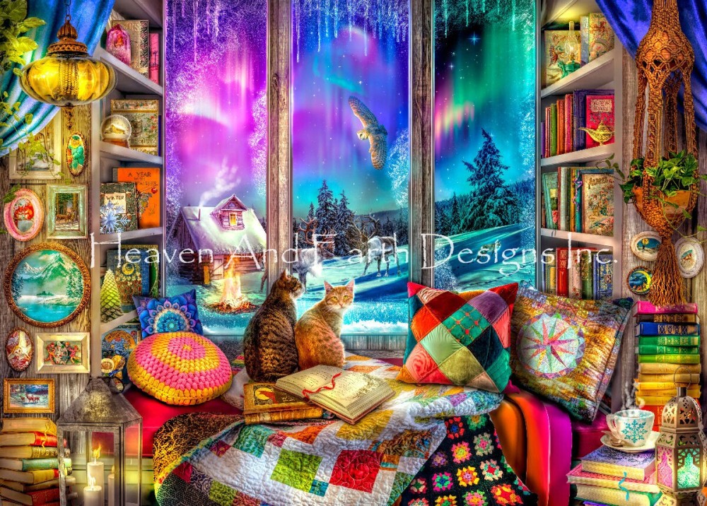 The Winter Reading Nook Max Colors