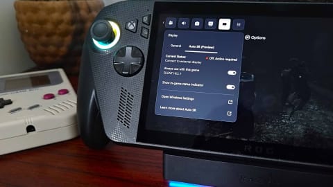 Microsoft Brings Auto SR to ROG Ally X: 2026 Docked Update Details