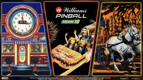 Pinball FX Williams Pinball Volume 10 Adds Three Classic Tables in 2026