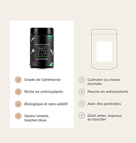 Vue 2 de Te Matcha Ceremonial Premium