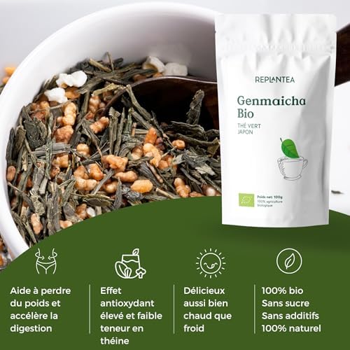 Vue 2 de Genmaicha Bio The Vert