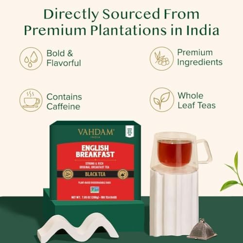 Vue 3 de Vahdam English Breakfast The