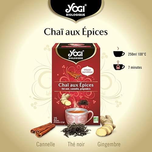 Vue 2 de Yogi Biologique Chai Aux