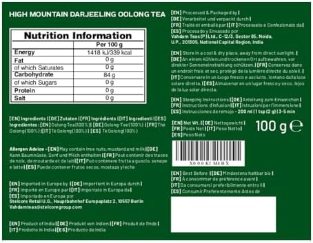 Vue 2 de Vahdam The Oolong