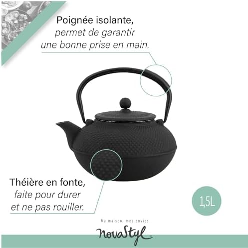 Vue 3 de Novastyl Theiere En Fonte