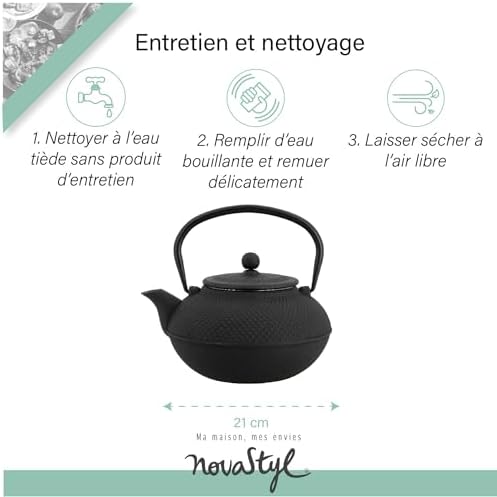 Vue 6 de Novastyl Theiere En Fonte