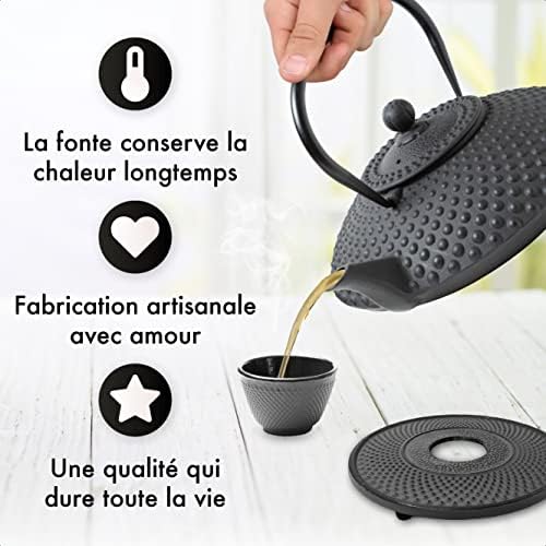 Vue 2 de Kambin Theiere Fonte Liter