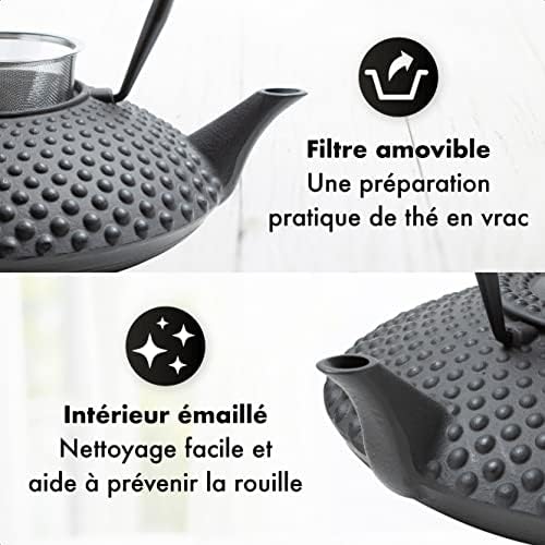 Vue 3 de Kambin Theiere Fonte Liter