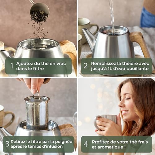 Vue 5 de Waldwerk Theiere Avec Infuseur