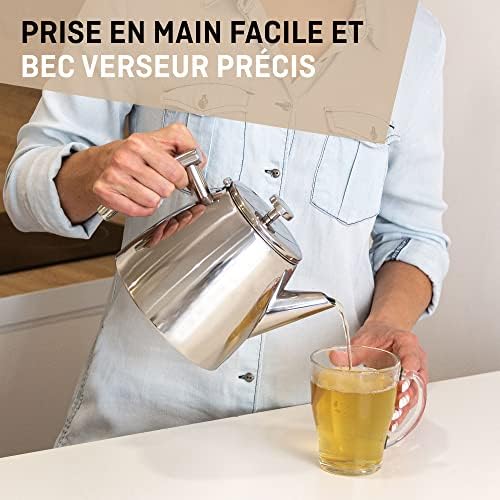 Vue 6 de Theiere Inox Avec Infuseur