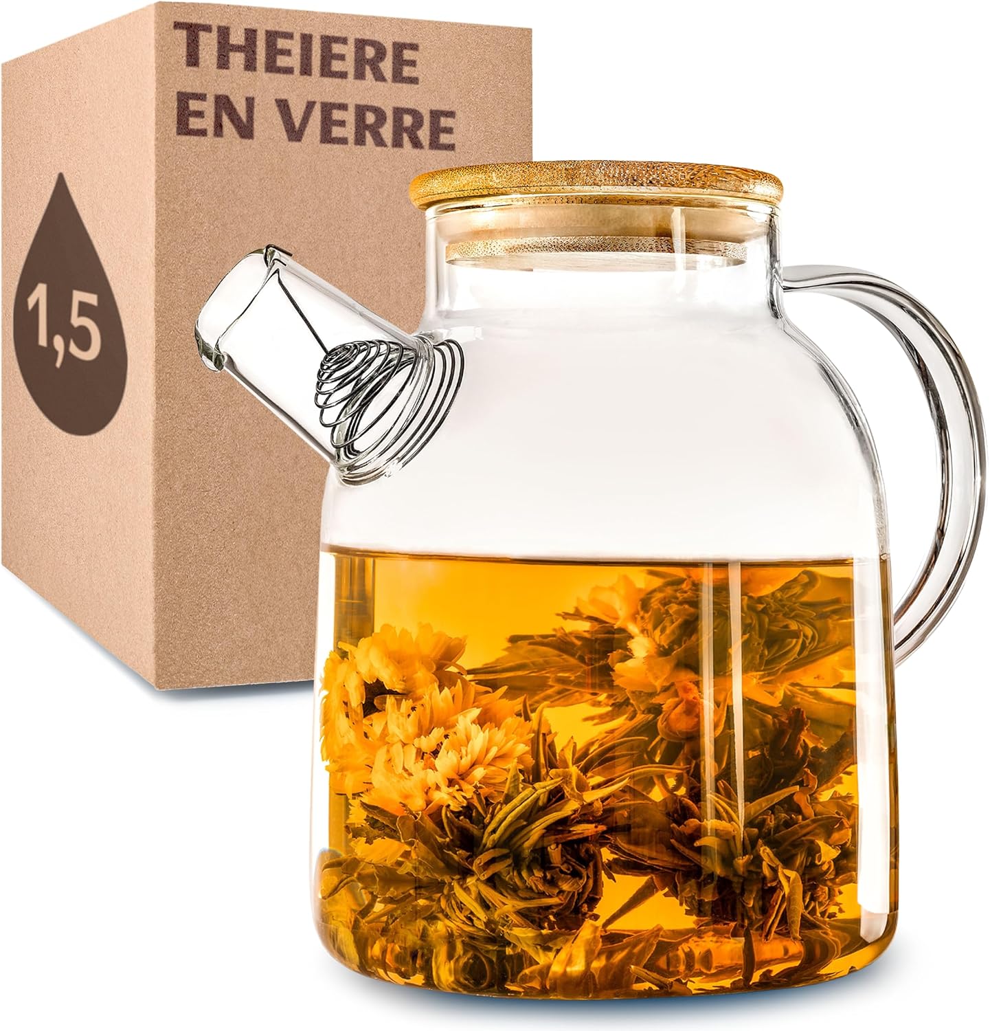 Théières Verre & Infuseurs - Thés premium et accessoires traditionnels