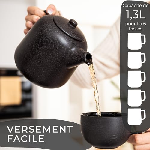 Vue 4 de Steinzeit Theiere Avec Infuseur