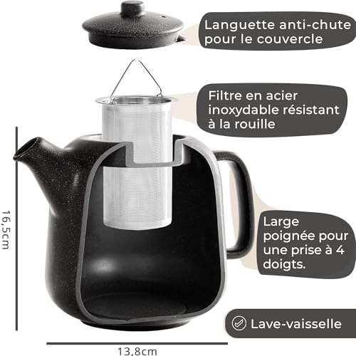 Vue 6 de Steinzeit Theiere Avec Infuseur