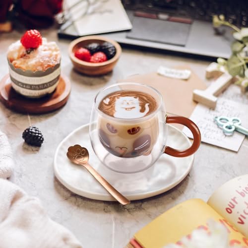 Vue 4 de Ecooe Tasse Chat Tasse