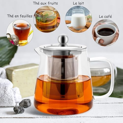 Vue 5 de Theiere Avec Infuseur Ml