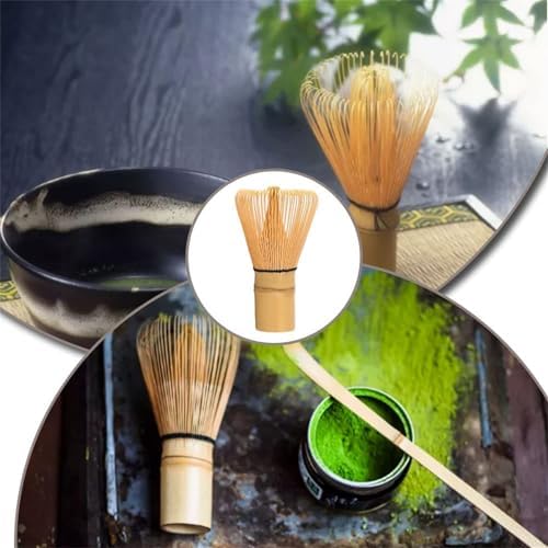 Vue 2 de Fouet Matcha Bambou En