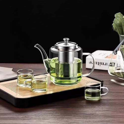 Vue 3 de Theiere En Verre Transparent