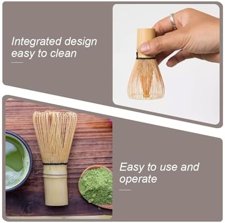 Vue 3 de Fouet Matcha Bambou En