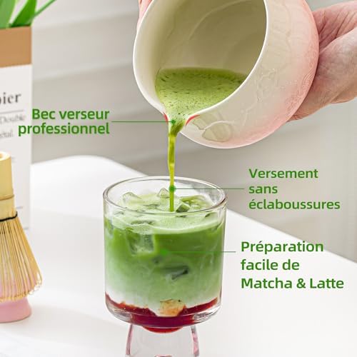 Vue 4 de Teanagoo Matcha Kit Rose