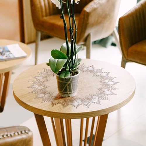 Vue 5 de Napperon Rond En Lin