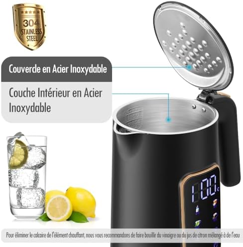 Vue 5 de Forme Bouilloire Electrique Inox