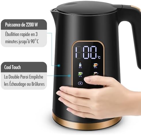 Vue 6 de Forme Bouilloire Electrique Inox