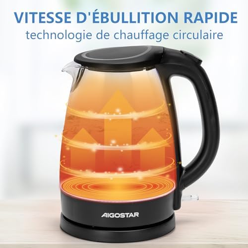 Vue 3 de Aigostar Adam Gom Bouilloire