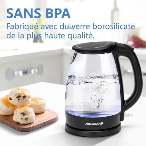 Vue 5 de Aigostar Adam Gom Bouilloire