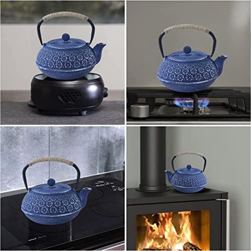 Vue 3 de Ensemble Theiere En Fonte