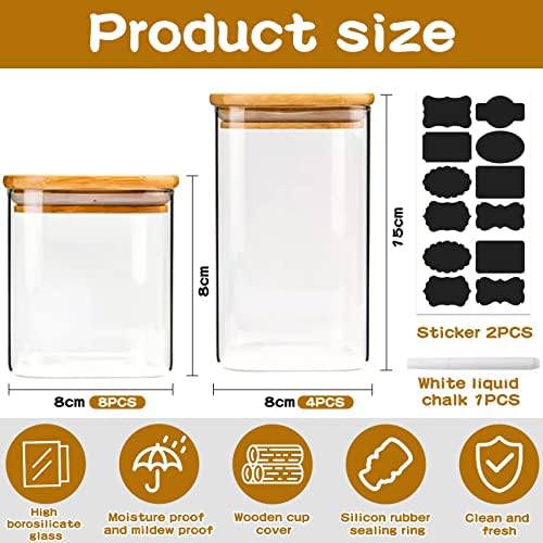 Vue 2 de Amzeeniu Bocaux En Verre