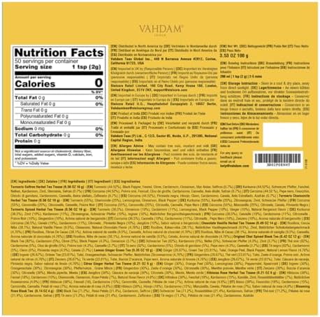 Vue 2 de Vahdam Coffret Cadeau The