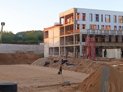 Завершение строительства школы в Звенигороде