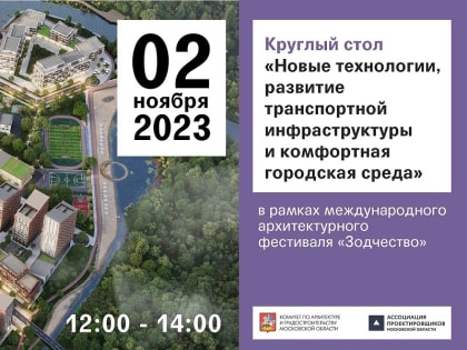 Мособлархитектура приглашает воскресенцев на круглые столы фестиваля "Зодчество"