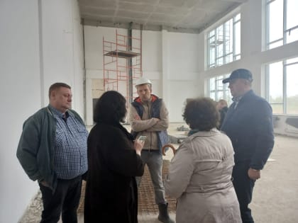 Новая строящаяся школа г. Шатура