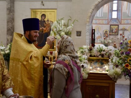 Праздничное богослужение в Спасском храме с. Усово