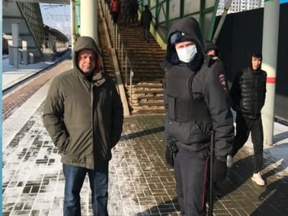 В Люберцах в ходе рейдов на ж/д платформах и станциях выявили 27 нарушителей