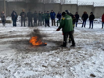Регоператор по обращению с ТКО в Подмосковье провёл противопожарную тренировку