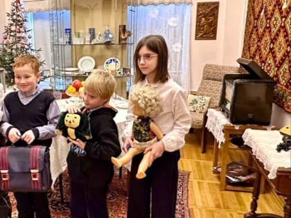 Каширские школьники смогли окунуться в атмосферу новогоднего праздника времен СССР