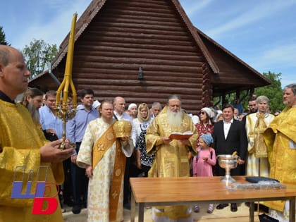 Торжественная закладка первого камня будущего храма состоялась в Шаховской