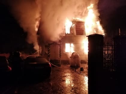 В Борисовке сгорел частный дом