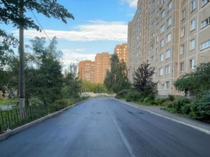 Завершение работ по благоустройству асфальтового покрытия в Подольске