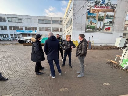 Заместитель главы округа Цаплинский Сергей Михайлович провел обход территории