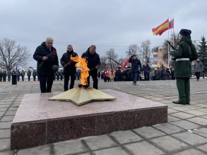 Председатель Общественной палаты Александр Щербаков принял участие в мероприятии, посвященном 80-й годовщине разгрома фашистских войск под Сталинградом