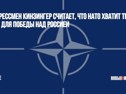 Конгрессмен Кинзингер считает, что НАТО хватит трех дней для победы над Россией