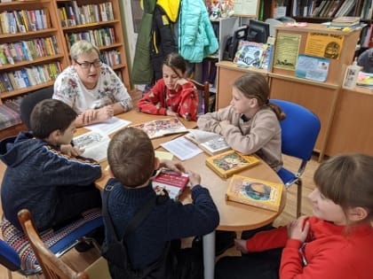 О богатырях земли русской говорили в Тучковской библиотеке