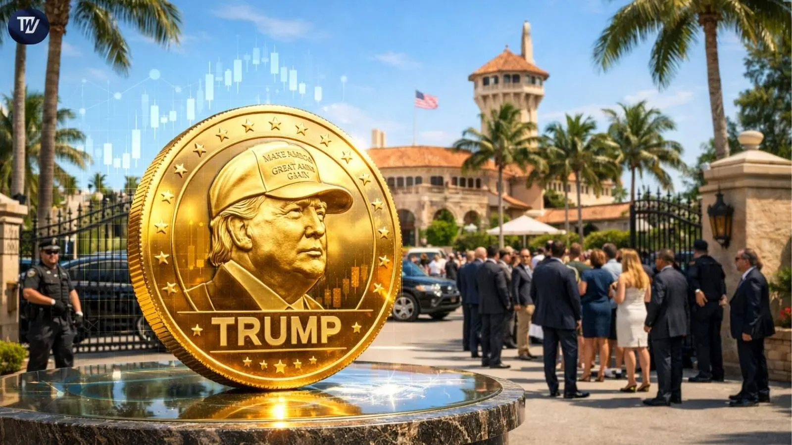 Trump Memecoin (TRUMP) Surges Ahead of Mar-a-Lago Luncheon Event