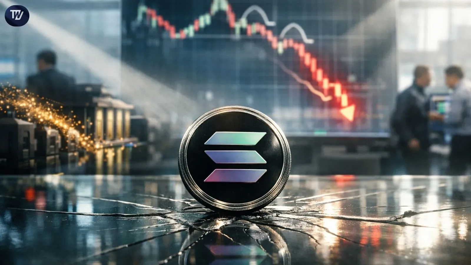 Solana Breaks Support as Head and Shoulders Signals Downside Toward $70