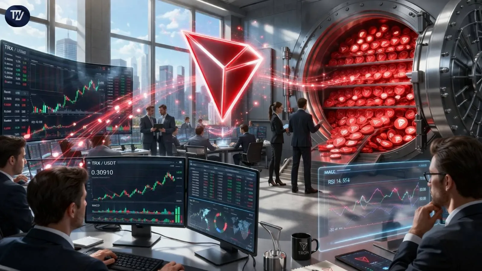TRX Bullish Momentum Strengthens Amid Tron Treasury & Network Growth